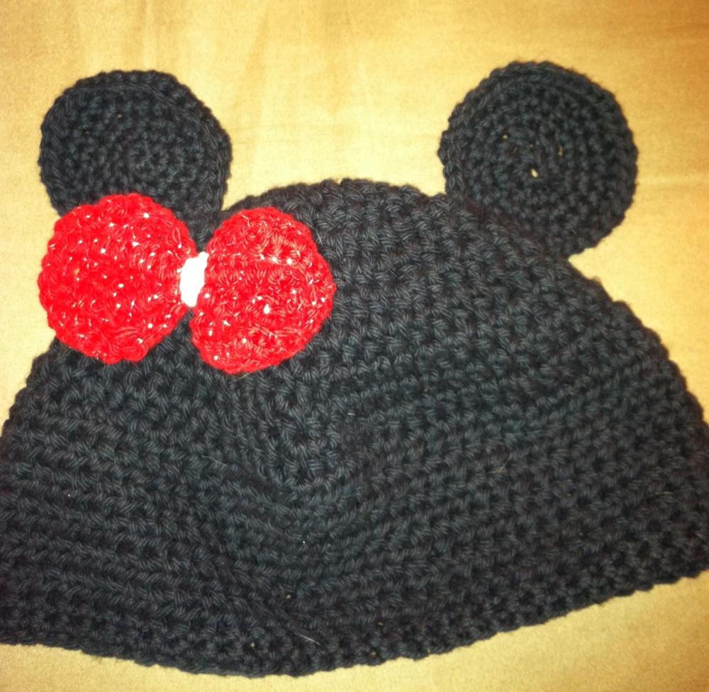 Minnie Mouse Knit Babies Hat on Luulla
